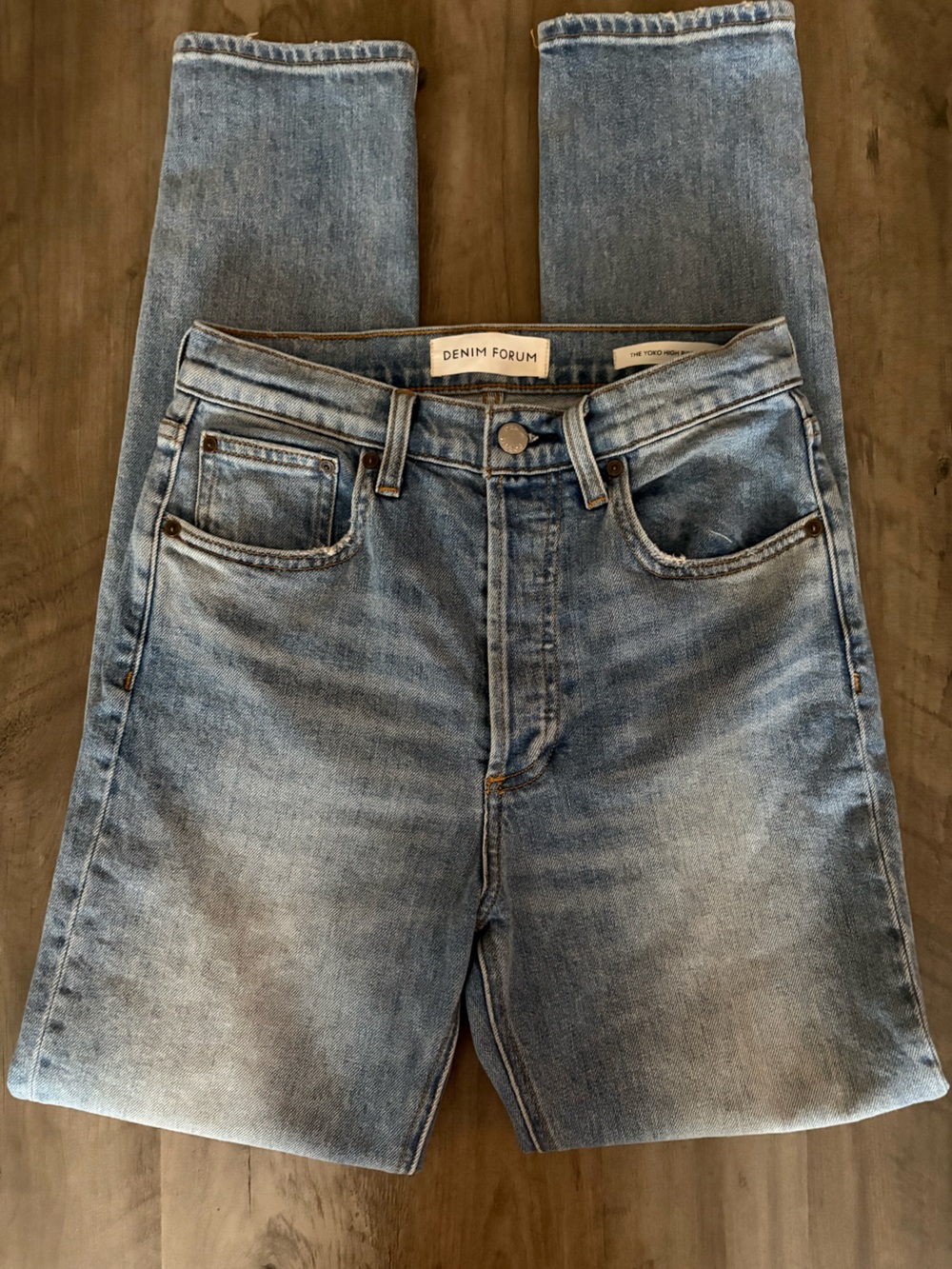 Denim Forum Yoko High Rise Slim Jeans - Picture 5 of 11